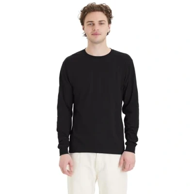 Afbeelding van Hanes Herenshirt met lange mouwen ComfortSoft Longsleeve 4 pack, zwart, M