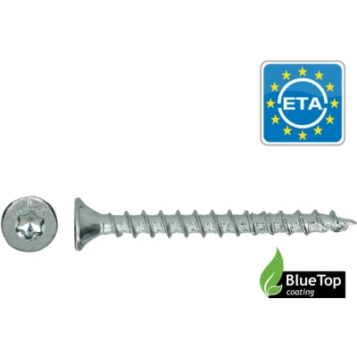 Afbeelding van HAPAX Universele Houtschroef Staal 4 x 40 mm