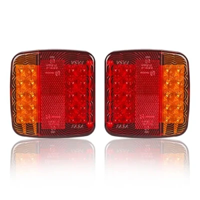 Afbeelding van AOHEWEI Led aanhanger achterlichten vrachtwagen remlicht 12V knipperlicht indicator lamp verlichting achter waterdicht voor caravan of tractor