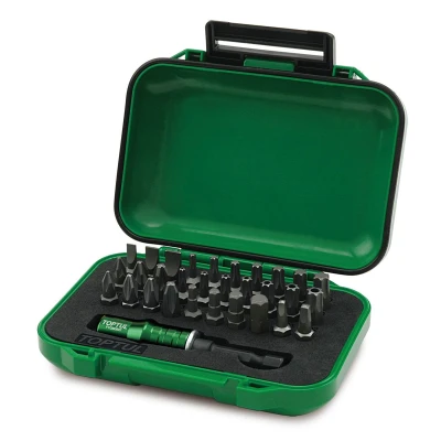Afbeelding van Dopsleutelset TOPTUL 1/4 31 stuks (SL,PH,PZ,TORX,SQ)