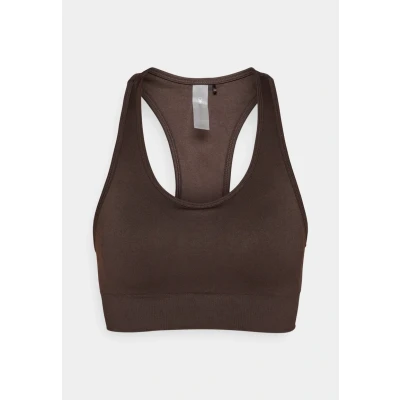 Afbeelding van ONLY Play ONPDAISY2 SEAM BRA Sportbh met medium support, Dames, Maat: Small, Chocolate torte