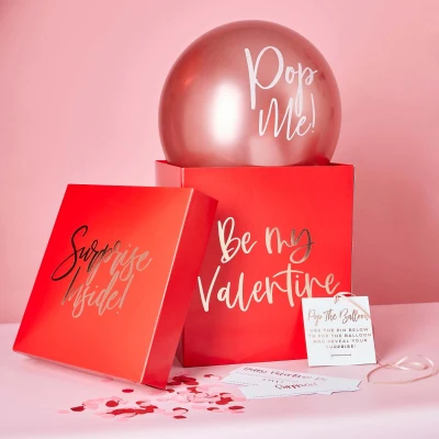 Afbeelding van Surprise box Valentijnsdag Hootyballoo