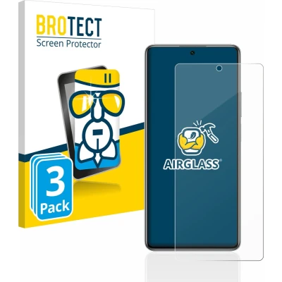 Afbeelding van BROTECT Screenprotector voor Xiaomi 11T Pro Folie Beschermfolie Beschermglas transparant (3 Stuks)