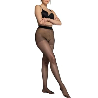 Afbeelding van Ulla Popken dames panty, nachtblauw, 52 54