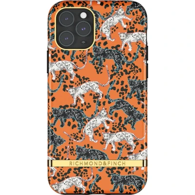 Afbeelding van Richmond &amp; Finch Freedom Series One Piece Apple iPhone 12/12 Pro Orange Leopard