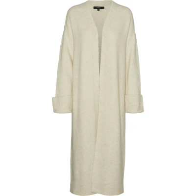 Afbeelding van Vero Moda Vmphillis Ls Long Open Cardigan Birch BEIGE M