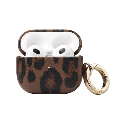 Afbeelding van Selencia Sabi Case Hoesje geschikt voor AirPods 3 (2021) Mocha Brown