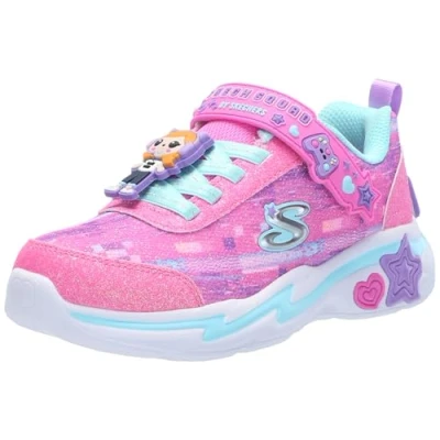 Afbeelding van Skechers Snuggle Sneaks Sneakers laag pink/multicoloured voor kinderen, Maat: 21, Pink/multi coloured Textiel/ synthetisch