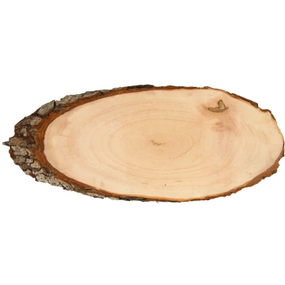 Afbeelding van Boomschorsschijf ovaal lengte 30 33 cm x 15 1