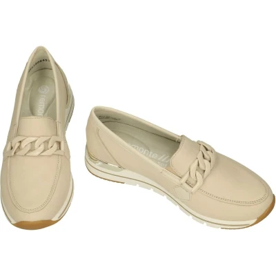 Afbeelding van Remonte Dames beige ballerina&#039;s &amp; mocassins maat 40