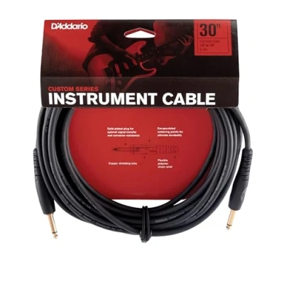 Afbeelding van Planet Waves PW G 30 Custom Series Cables Instrumentenkabel 9,1 m (30 ft) zwart