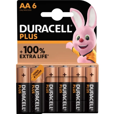 Afbeelding van Batterij Duracell Plus 6xAA