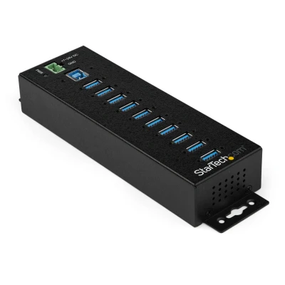 Afbeelding van StarTech.com HB30A10AME interface hub USB 3.0 (3.1 Gen 1) Type B 5000 Mbit/s Zwart