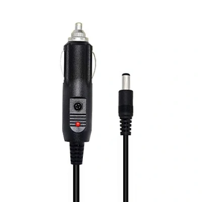 Afbeelding van PNGKNYOCN 1.5Feet 12V DC Autolader Auto Voeding 18AWG Kabel 5.5mm x 2.1mm naar Sigarettenaansteker Mannelijke Plug voor Camera, CCTV, Koelkast