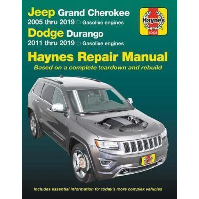 Afbeelding van Jeep Grand Cherokee 2005 Thru 2019 and Dodge Durango 2011 Haynes Repair Manual: Based on Complete Teardown Rebuild
