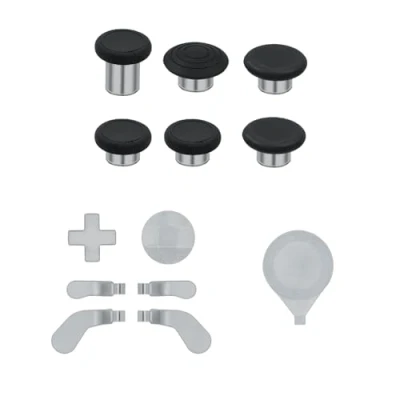 Afbeelding van Mcbazel 13 in 1 analoge hendel van metaal, magnetisch, trigger pallet en instelgereedschap voor Xbox One Elite Series 2 Controller zilver