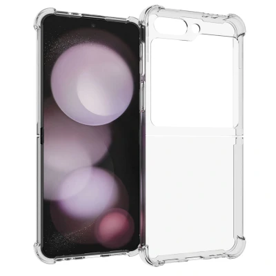 Afbeelding van Samsung Galaxy Z Flip 7 FE Hoesje Siliconen en TPU (zacht) imoshion Softcase/Backcover Transparant Telefoonhoesje