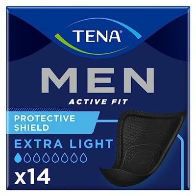 Afbeelding van 5x TENA Men Active Fit Protective Shield Extra Light 14 stuks