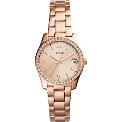 Afbeelding van Fossil ES4318 Scarlette Three Hand horloge dameshorloge Roze