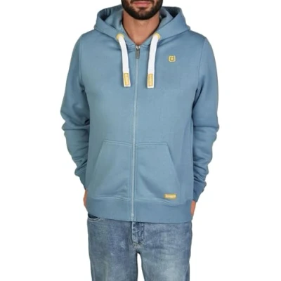 Afbeelding van riverso RIVNoah Sweatjack voor heren, met capuchon, ritssluiting, regular fit, capuchontrui, bruin, rood, blauw, zwart, groen, grijs, beige, S, M, L, XL, XXL, 3XL, 4XL, 5XL, XXL