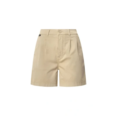 Afbeelding van Pepe Jeans MID Waist Regular Vania Shorts, Dames, Maat: Small, Light biscuit beige