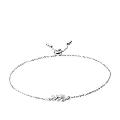 Afbeelding van Fossil JFS00484040 Armband Olive zilver zirconia wit