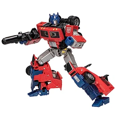 Afbeelding van Hasbro Optimus Prime Vnr Volvo Transformers 17 Cm Figuur Rood