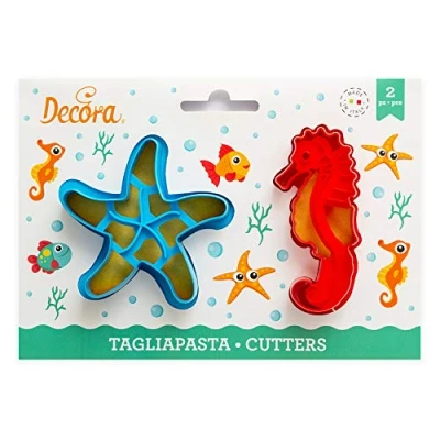Afbeelding van DECORA 0255135 uitsteker van kunststof Sea Life 2 delig