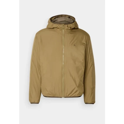 Afbeelding van Calvin Klein Jeans HI NECK Jacket Jas, Heren, Maat: Small, Gothic olive