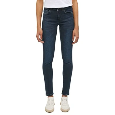 Afbeelding van MUSTANG Dames Style Shelby Slim Jeans, donkerblauw 882, 30W / 30L, x 30L