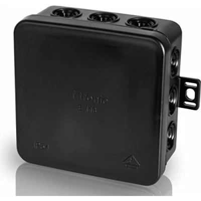 Afbeelding van F tronic SD7 aansluitdoos splitterkabel SD 7 kabel box voor vochtige ruimtes zwart 2 stuks