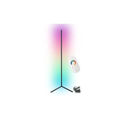 Afbeelding van Ambient hoeklamp RGBW digitaal Dimbaar 140cm Zwart