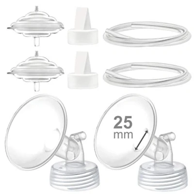 Afbeelding van Maymom Pomponderdelen compatibel met Spectra S2 S1 9 Plus Borstpomp, Incl 25 mm Flens Valve Tubing Backflow Protector, Vervang originele Pomp Onderdelen of Accessoires