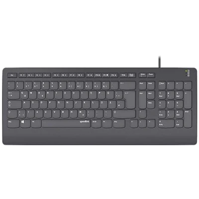 Afbeelding van Speedlink HI GENIC Antibacterial Keyboard, toetsenbord met antibacteriële eigenschappen, zwart