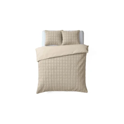 Afbeelding van Dekbedovertrek Teddy 2 Persoons 200x200 Sleeptime Zand