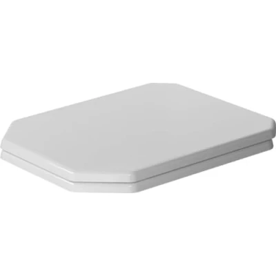 Afbeelding van Duravit Series 1930 WC zitting 36.7x43.7x3.6cm met softclose quickrelease Kunststof wit Glanzend