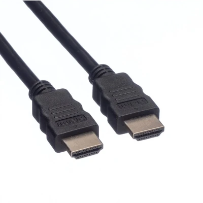 Afbeelding van HDMI kabel versie 2.0 (4K 60Hz + HDR) CCS aders / zwart 1 meter
