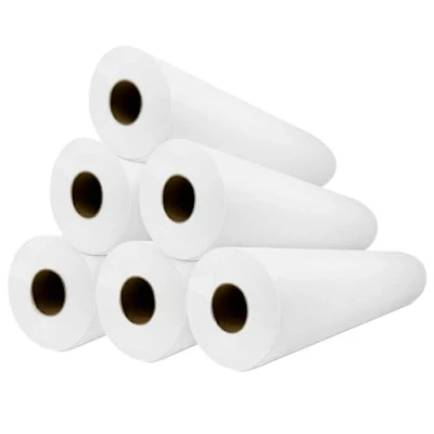 Afbeelding van Extra zacht fiselinepapier, voorgesneden, 40 cm, van polyester en cellulose, wit, 6 rollen