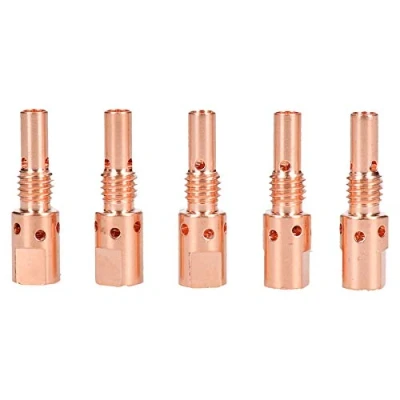 Afbeelding van 6mm Draad MB25 Mig Lassen Torch Tip Adapter Houder Gas Diffuser Converter