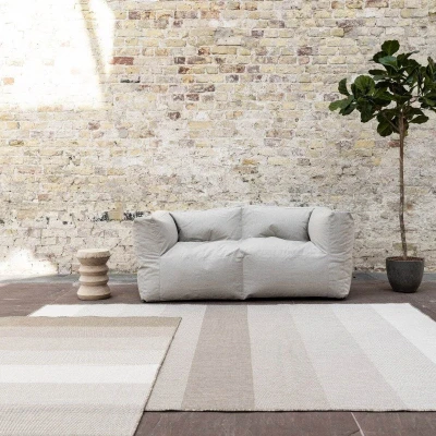 Afbeelding van Buiten vloerkleed Boa Bruin/Grijs dubbelzijdig EVA Interior 160 x 230 cm