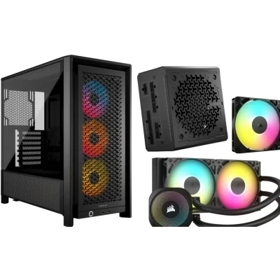 Afbeelding van Corsair Complete Combo 1 Frame 4000D RS ARGB + RM850e 2025 Nautilus 240 black
