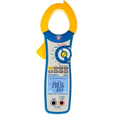 Afbeelding van Peaktech 1655 TRMS stroomtang 1500A AC/DC CAT IV 600V