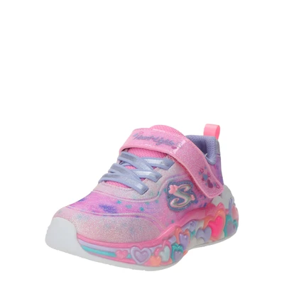 Afbeelding van Skechers Eternal Heart Lights Sneakers laag Light pink/multicoloured voor kinderen, Maat: 24, pink/multi coloured Textiel/ synthetisch