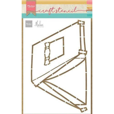 Afbeelding van Marianne D Craft Stencil Tent by Marleen PS8088 150x210mm