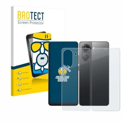 Afbeelding van BROTECT Screenprotector voor Xiaomi Poco X7 Pro (Voor+Achter) Folie Beschermfolie Beschermglas matte