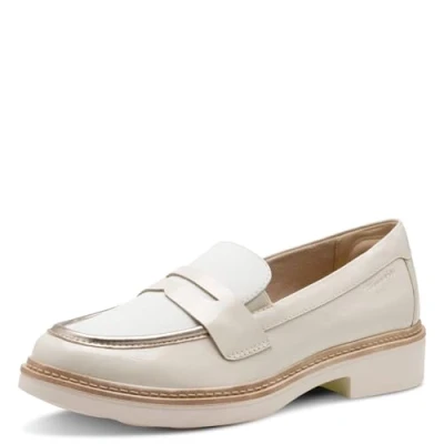 Afbeelding van TAMARIS Comfort Ivory combi, comfortabele slippers voor dames, 40 EU, ivoor EU