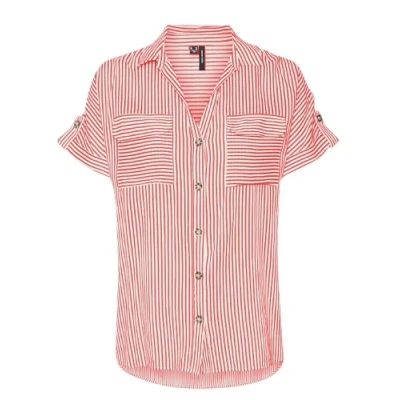 Afbeelding van Vero Moda Vmbumpy Overhemdblouse, Dames, Maat: Small, Rot