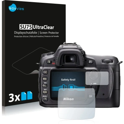 Afbeelding van Savvies (6 Stuks) Schermbeschermer voor Nikon D80 Screen Protector Ultra Transparant