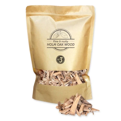 Afbeelding van Smokey Olive Wood Steeneik Rookchips No3 1700 ml
