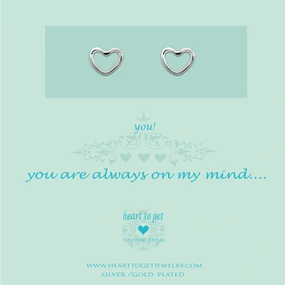 Afbeelding van Heart to Get Oorknoppen Zilver Hartjes
